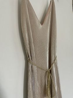 Brand New Gold Midi Dress