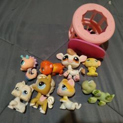 Lot of 8 littlest pet shop from early 2000s (OGs)
