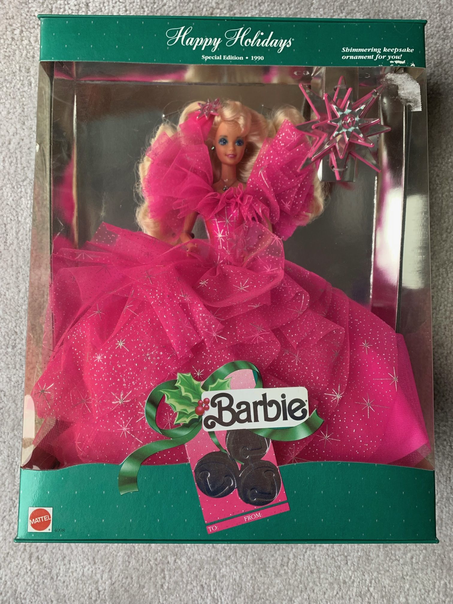 1990 Happy Holidays Special Edition Collector Barbie - Never Been Opened