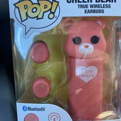 Funko Pop! Care Bears-Pink Cheer Bear Wireless Earbuds w/Charging Case