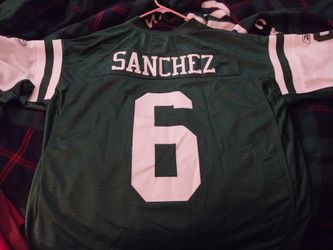 Mark Sanchez Number 6 NFL Football Jersey $50 The Size Is Extra Large The Jets Must Sell Let's Make A Deal