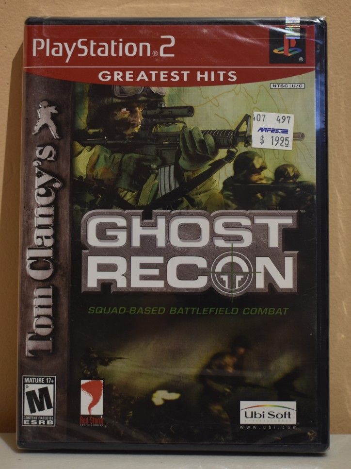 PS2 PlayStation 2 Tom Clancy's Ghost Recon Sealed