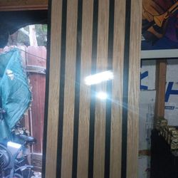 Natural Acoustic Wood Slat Panel 9 1/2 X 96