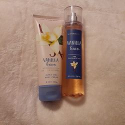 BATH & BODY WORKS SET VANILLA BEAN