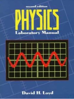 Physics Laboratory Manual