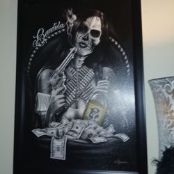 LOWRIDER~ Bandida' BIG FRAMED ARTWORK 