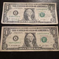 2013 Low Serial Numbers $1 Bills