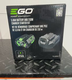 EGO POWER+ 56 -Volt, 5 Ah Lithium Ion (Li-ion) Battery/Charger $369plus tax at Lowe's