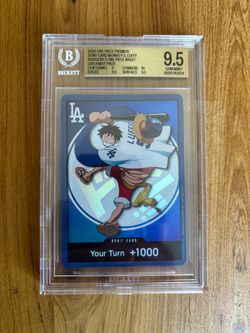 2026 Dodgers One Piece Luffy - Beckett Gem Mint 9.5