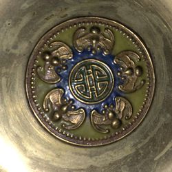 Chinese Brass Plate