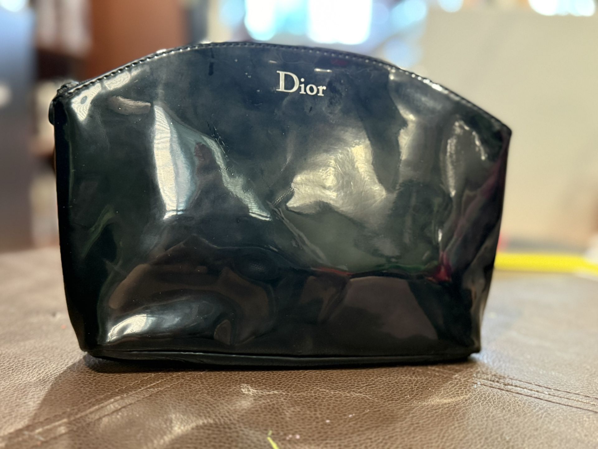 Dior w/ Embossed Logo Shiny Black-Slightly