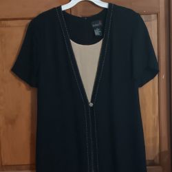 SCARLETT Linen Fitted Dress~