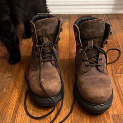 Steel Toe Boots, Size 6M/8.5F