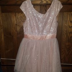 Peach Dress size 13 teen