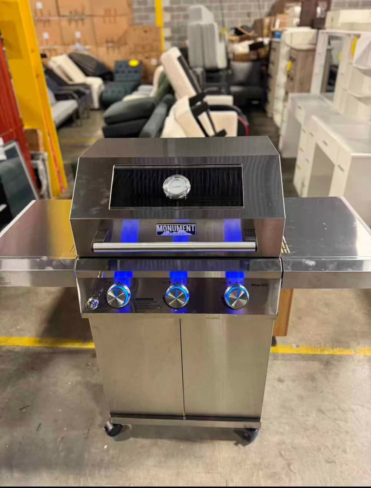 Grills Larger 3-Burner Propane Gas