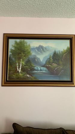43x31 R. Boren Painting water fall