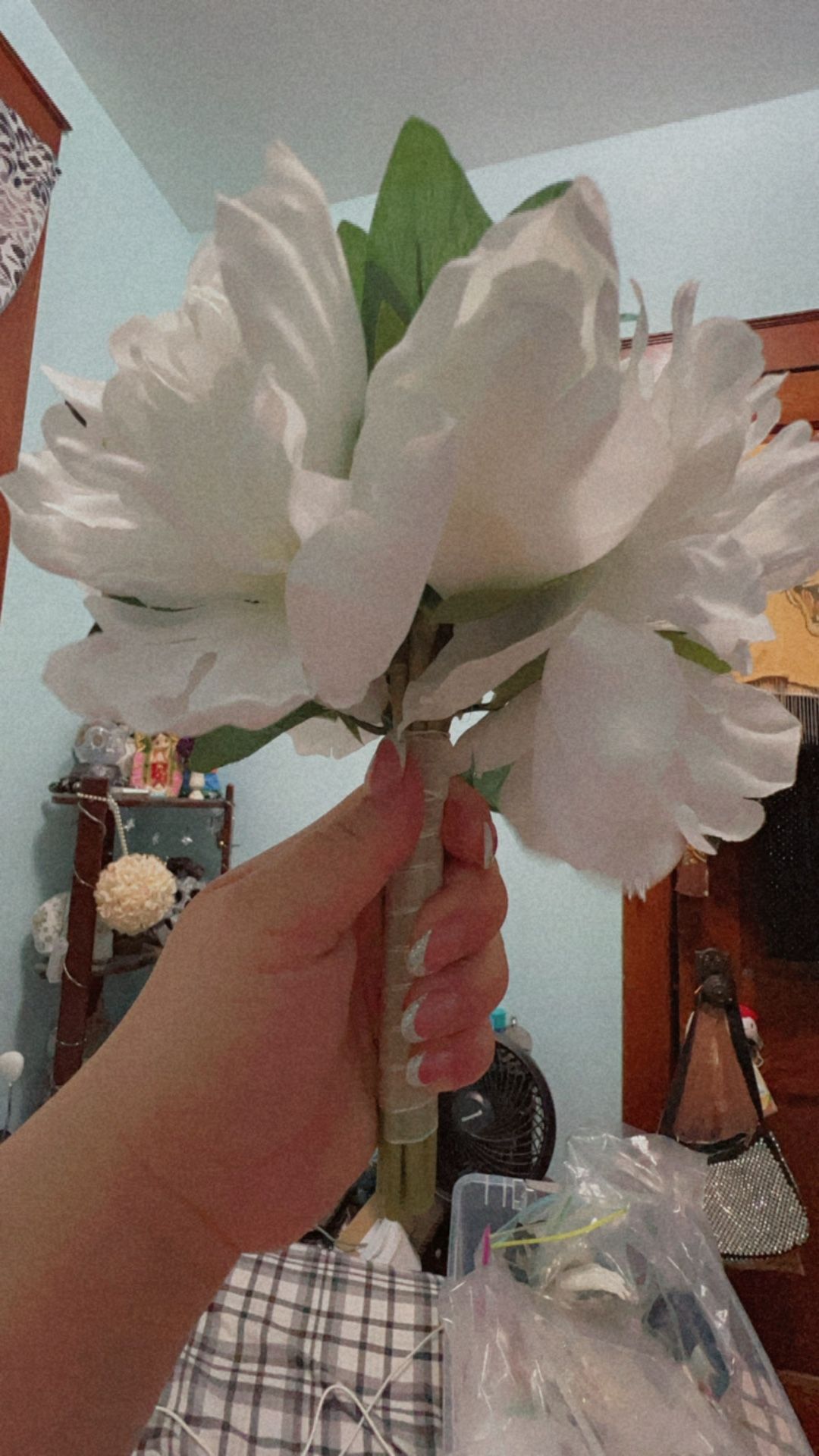 Mini White Wedding Bouquet