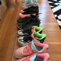 Boys Nike And Adidas Basketball Shoes