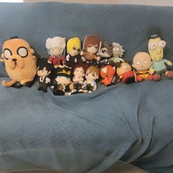 Cartoon and Anime plushes