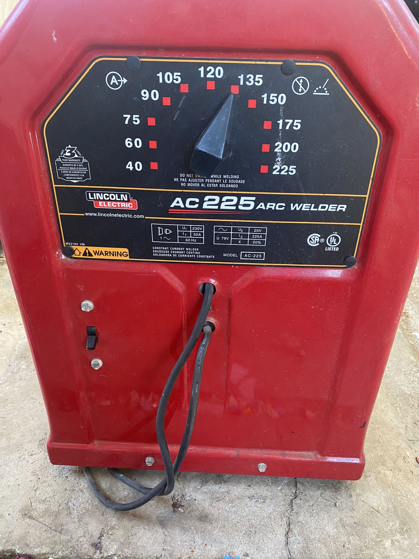 Lincoln Welders Ac225 Arc Welder