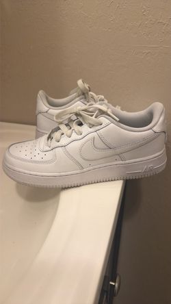 Nike Air Force 1 Low White Sneakers 6Y
