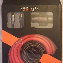 Complete Amp Kit 4AWG  Opened But Unused 