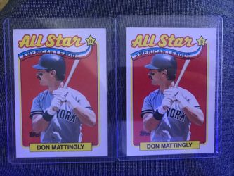 1989 Topps Don Mattingly Baseball Card 