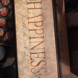 Happiness wall hanging