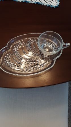 Vintage Federal Glass Luncheon Sets
