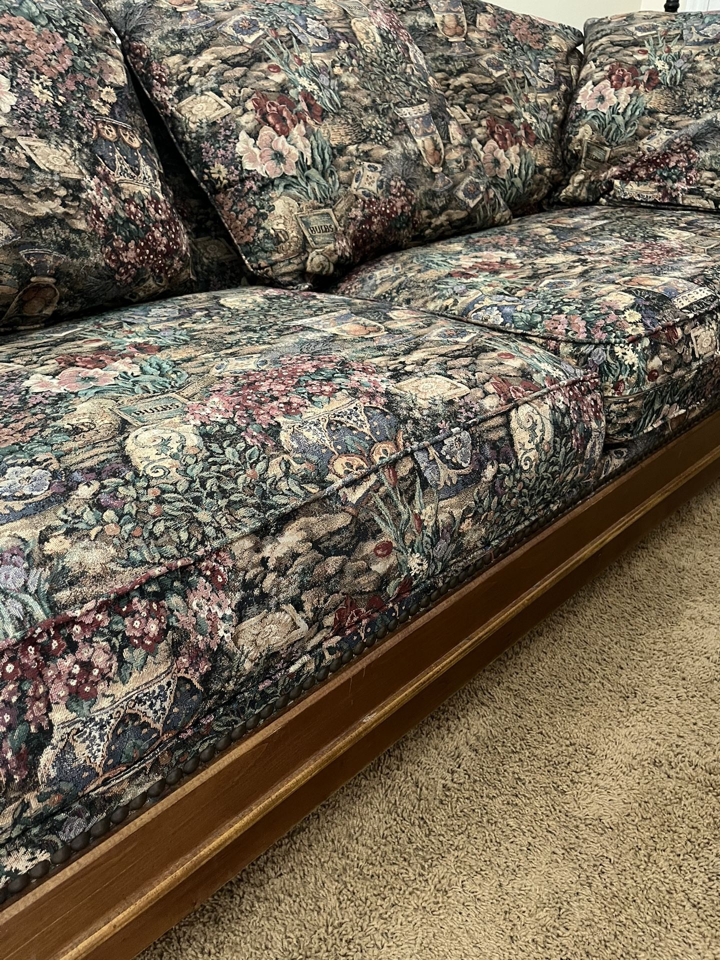 Floral Pattern Couch