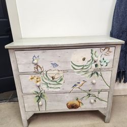 Pier 1 Imports Painted Wood Cabinet