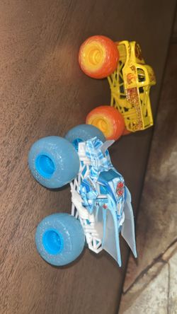 Fire and ice monster trucks $10 each