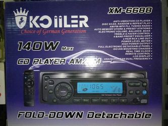 New car audio CD player