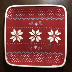 Hallmark Christmas Dessert Plate 