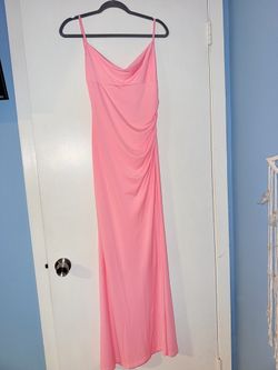 Extra small pink capuffy dress
