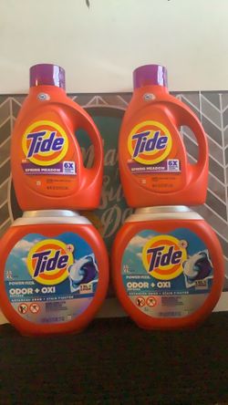 2-25Xl tide pods 2-Detergent 80oz All for $44