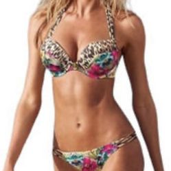 Victoria’s Secret Bombshell Bikini: 36C top, Medium Bottom