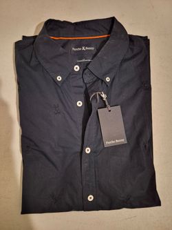 Men's Psycho Bunny Embroidered Shirt Size Large