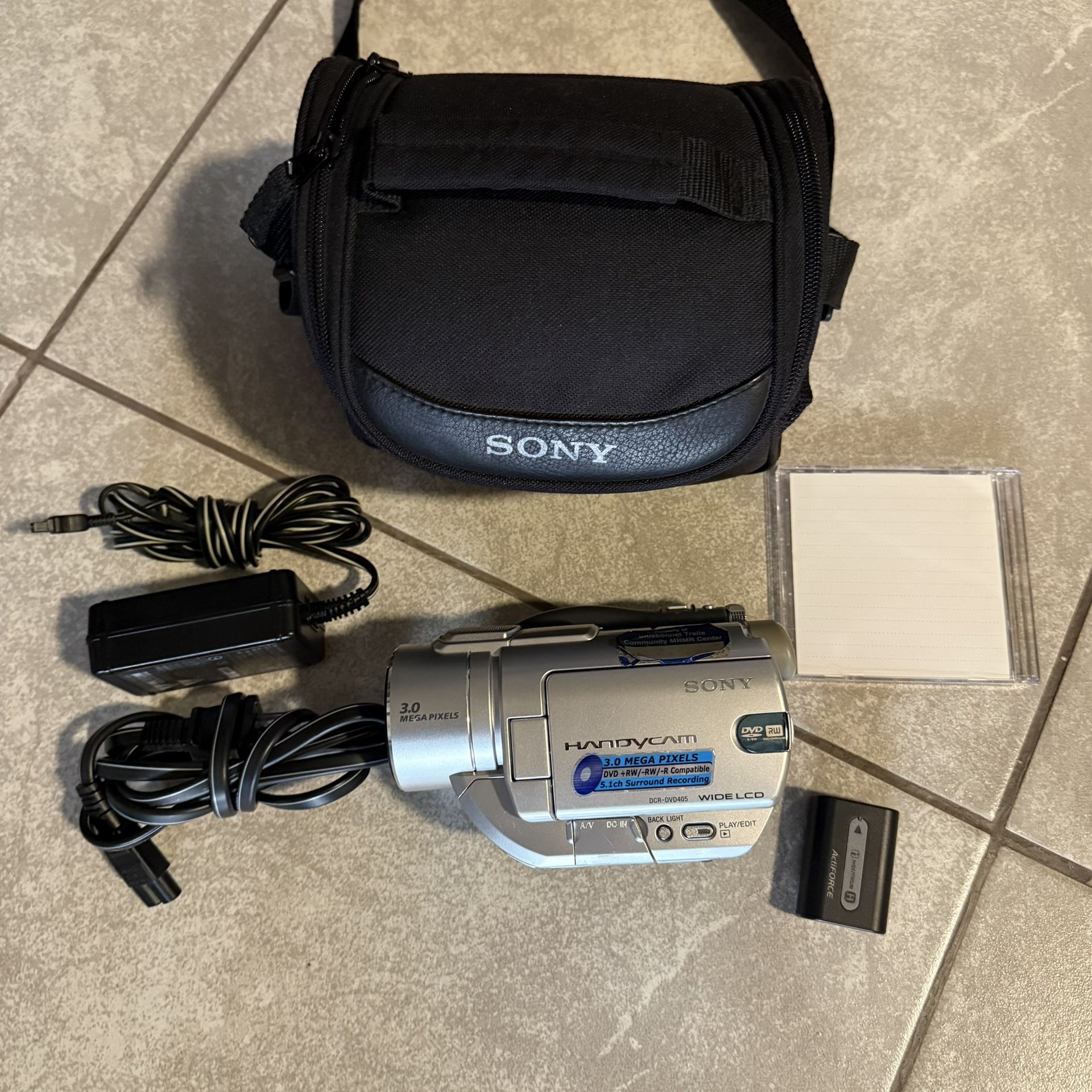 Sony Handycam “vhs” Video Camera 