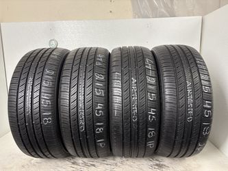 Set 4 Tires 215 45 18 Toyo Proxes A40 High Tread