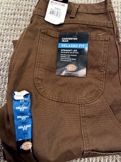 Dickies Relaxed Fit Carpenter Jeans 32x32 - Brown (New with Tags)