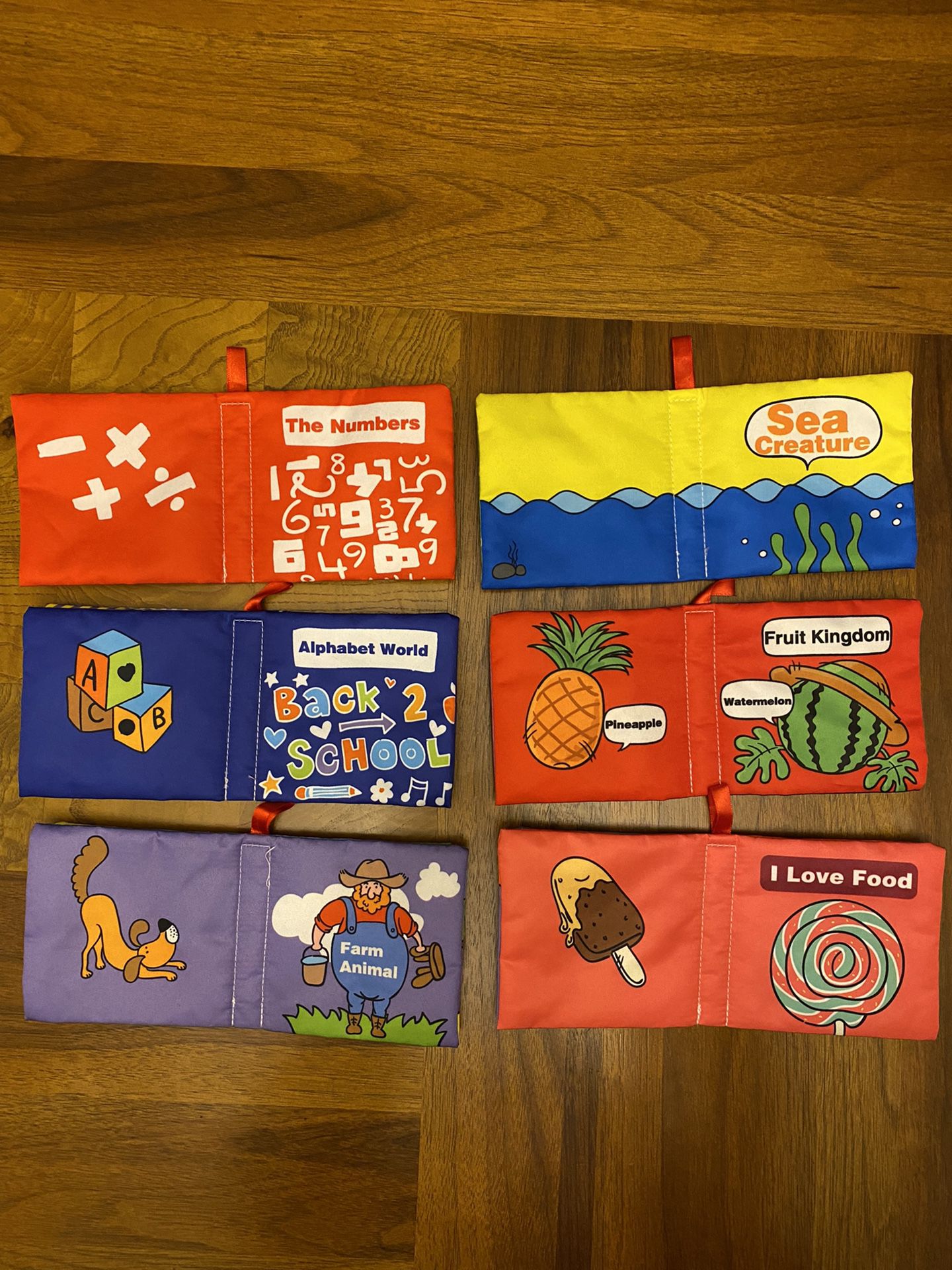 Cloth Books for Babies (Set of 6)