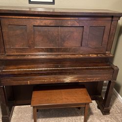 Antique Upright Beckwith Player Piano
