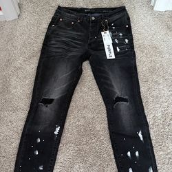 Purple jeans size 32