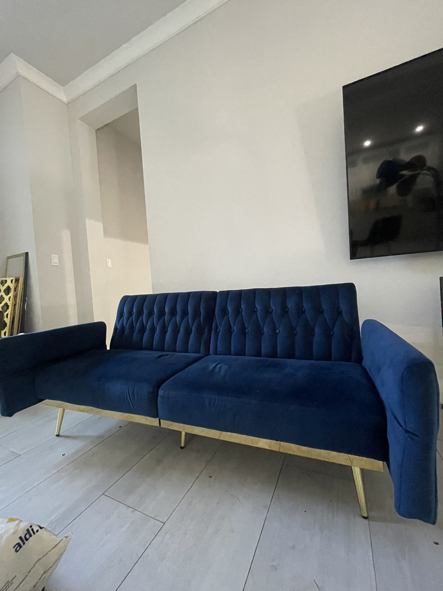 Royal Blue Love Couch