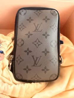 Louis Vuitton Monogram Eclipse Reverse Double Phone Pouch