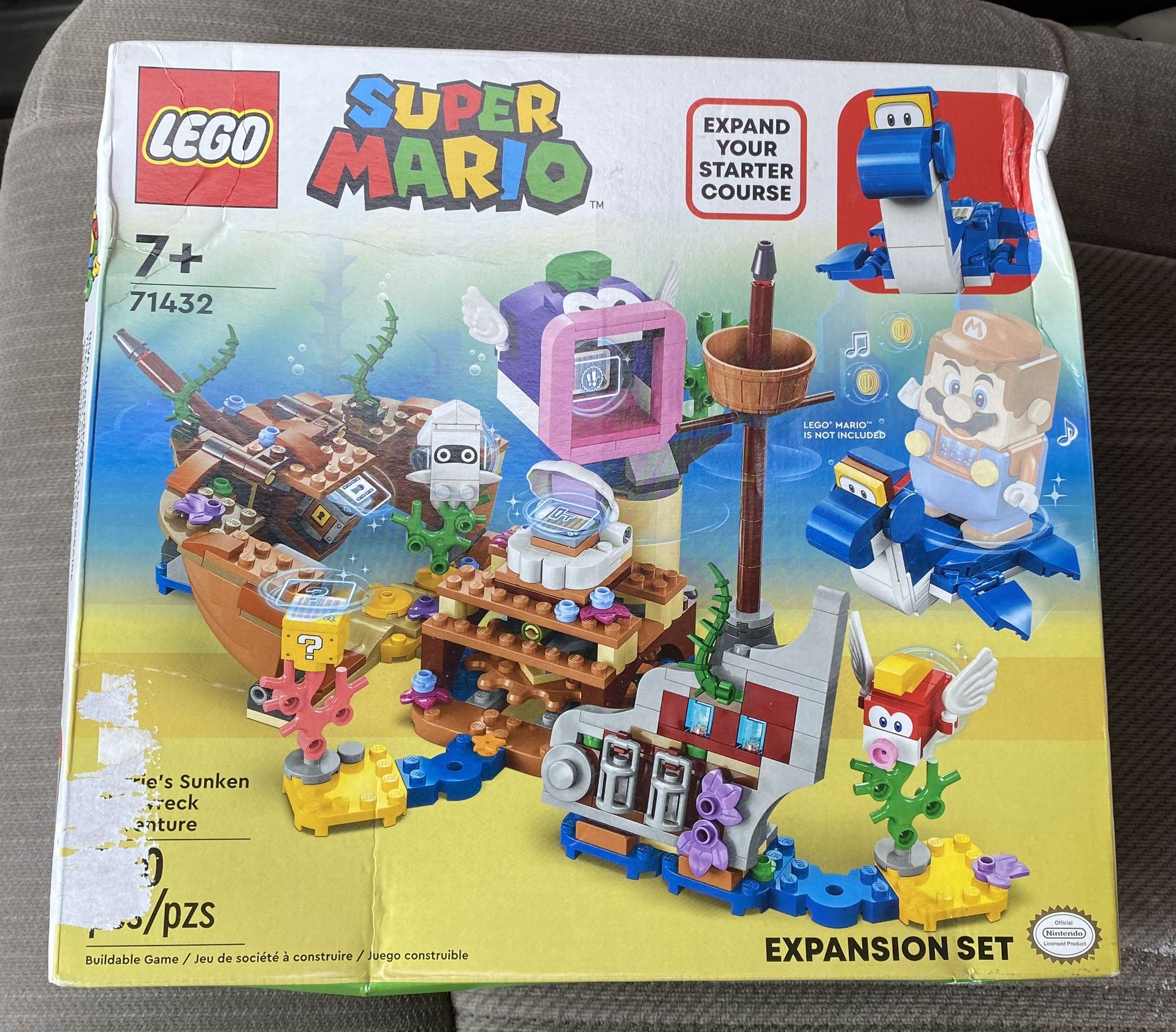 LEGO Super Mario Dorrie's Sunken Shipwreck Adventure Expansion Set, Super Mario Collectible Toy