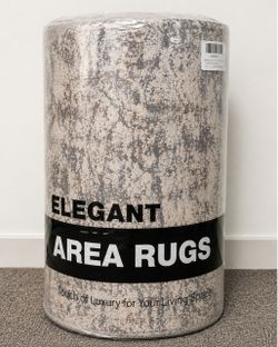 NEW 10x14 Puino Brick Gray Abstract Washable Area Rug