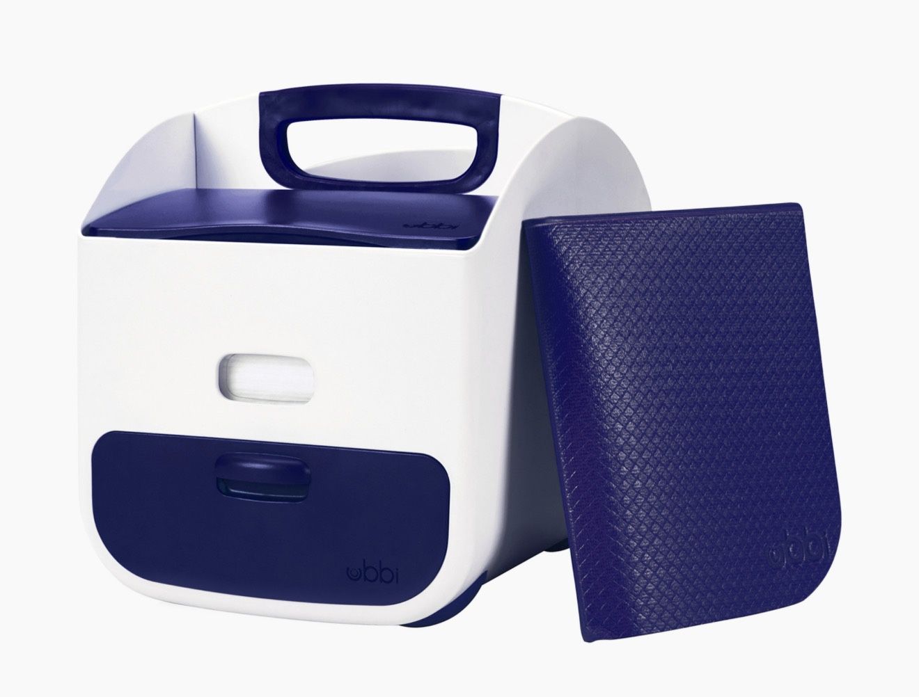 Ubbi Diaper Storage Caddy and Changing Mat, Navy