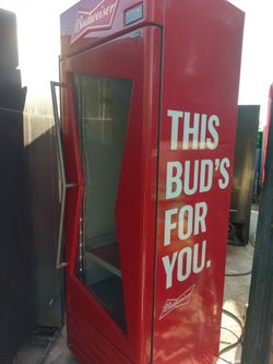 Budweiser fridge for deals sale